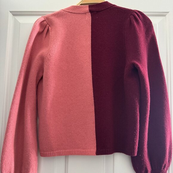 GORGEOUS TWO-TONE CAMI NYC CARDIGAN - Picture 4 of 6